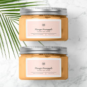 Aangepaste kleuren toevoegen Logo Script-lijnen Pr Etiket