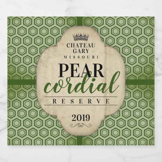 Aangepaste kleuren trouwhomemade wijn gepersonalis sparkling wijnetiket (Enkel label)