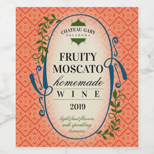 Aangepaste kleuren trouwhomemade wijn gepersonalis wijn etiket (Enkel label)