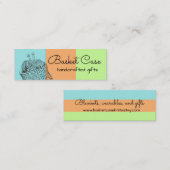 Aangepaste kleuren visitekaartje van breingaren (Voorkant / Achterkant)