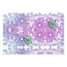 Aangepaste kleuren Vlinder Mandala