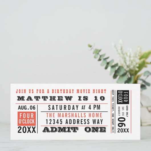 Aangepaste kleuren voor  filmkaartjes kaart (Staand voorkant)