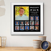 Aangepaste kleuren voor foto-collage van middelbar poster