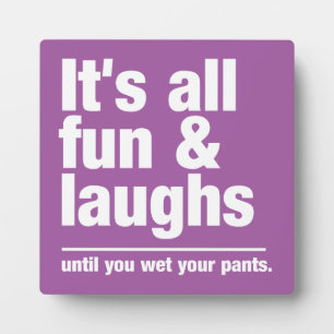 Aangepaste kleuren voor FUN en LAUGHS Fotoplaat