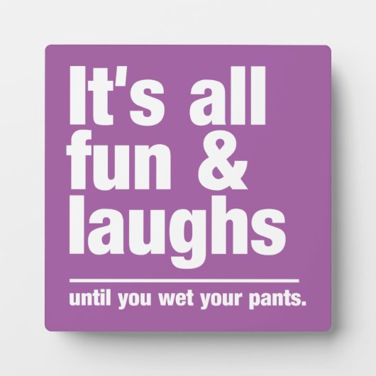 Aangepaste kleuren voor FUN en LAUGHS Fotoplaat (Voorkant)