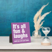 Aangepaste kleuren voor FUN en LAUGHS Fotoplaat (Insitu)