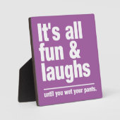 Aangepaste kleuren voor FUN en LAUGHS Fotoplaat (Voorkant)