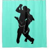 Aangepaste kleuren voor gordijngordijn met tangoda douchegordijn (Voorkant)