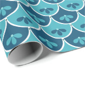 Aangepaste kleuren voor het Floral Pattern-patroon Cadeaupapier (Rol Hoek)