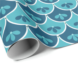 Aangepaste kleuren voor het Floral Pattern-patroon Cadeaupapier