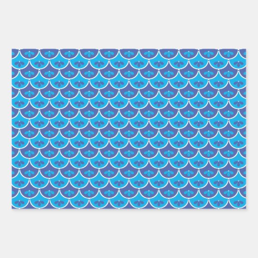 Aangepaste kleuren voor het Floral Pattern-patroon Inpakpapier Vel (Voorkant 3)