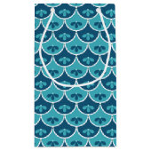 Aangepaste kleuren voor het Floral Pattern-patroon Klein Cadeauzakje (Achterkant)