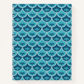 Aangepaste kleuren voor het Floral Pattern-patroon Notitieboek (Voorkant)