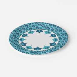 Aangepaste kleuren voor het Floral Pattern-patroon Papieren Bordje