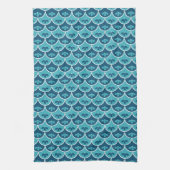 Aangepaste kleuren voor het Floral Pattern-patroon Theedoek (Verticaal)