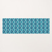 Aangepaste kleuren voor het Floral Pattern-patroon Yogamat (Achterkant (horizontaal))