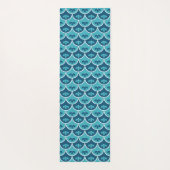 Aangepaste kleuren voor het Floral Pattern-patroon Yogamat (Achterkant)