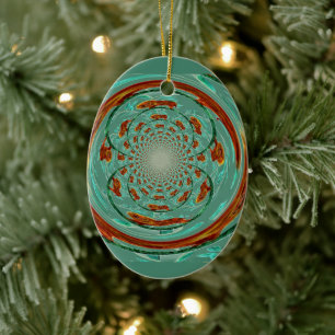 Aangepaste kleuren voor het levenspatroon van de L Keramisch Ornament