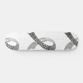 Aangepaste kleuren voor kankerbewustwording persoonlijk skateboard (Horizontaal)