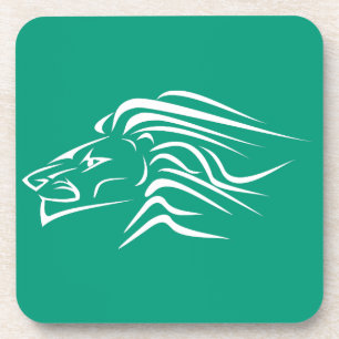 Aangepaste kleuren voor lioncoster uitvoeren bier onderzetter