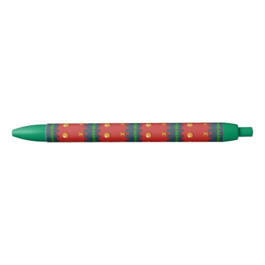 Aangepaste kleuren voor nostalgisch grafisch breiw zwarte inkt pen (Voorkant)