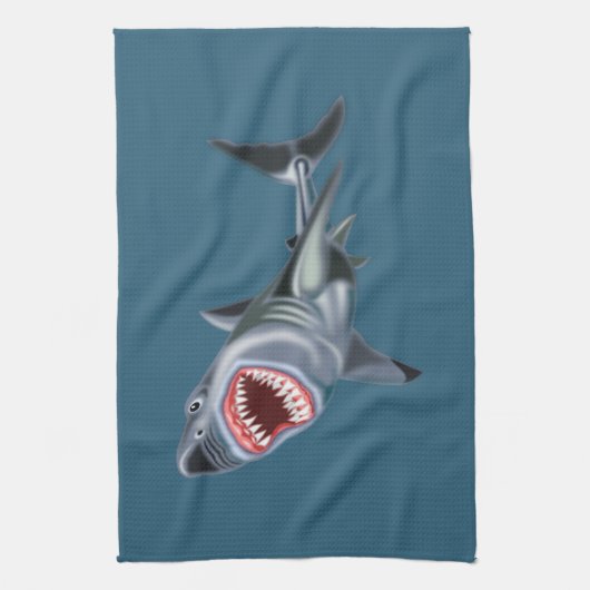 Aangepaste kleuren voor Shark Kitchen Towel Theedoek (Verticaal)