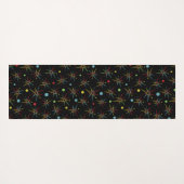 Aangepaste kleuren voor spatie-tijdperk Retro Yogamat (Achterkant (horizontaal))