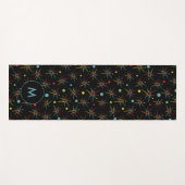 Aangepaste kleuren voor spatie-tijdperk Retro Yogamat (Voorkant (horizontaal))