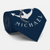 Aangepaste kleuren voor Stropdas voor ankerkapitei (Opgerold)