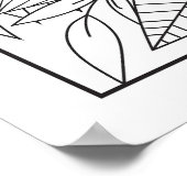 Aangepaste kleuren voor zelf-meisjes kunnen alles  poster (Hoek)