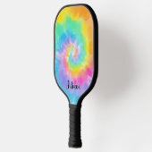 Aangepaste kleuren waterverf pickleball paddle (Links)