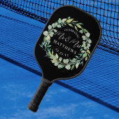 Aangepaste kleuren-weduwnaar Greenery Black Pickleball Paddle