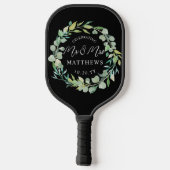 Aangepaste kleuren-weduwnaar Greenery Black Pickleball Paddle (Achterkant)