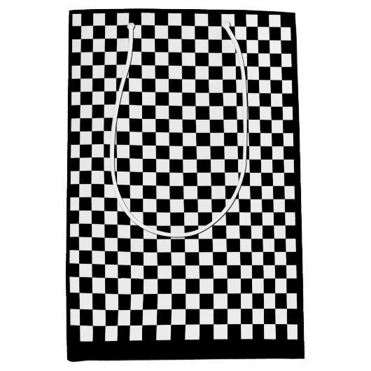 Aangepaste kleuren zwart/wit toetsenbord kleuren a medium cadeauzakje (Voorkant)