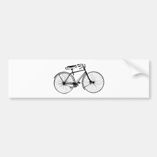 Aangepaste kleurenachtergrond | fiets bumpersticker