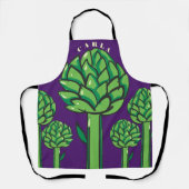 Aangepaste kleurenartisjok op maat gemaakt voor he schort (Voorkant)
