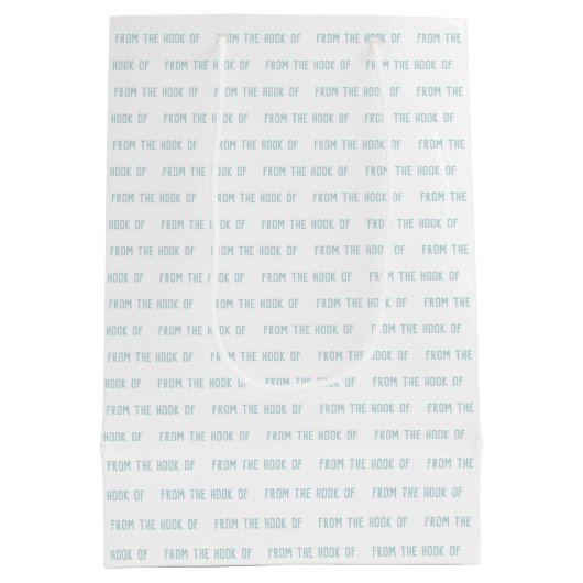 Aangepaste kleurenbalk medium cadeauzakje (Achterkant)