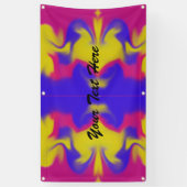Aangepaste kleurenbanner spandoek (Verticaal)