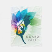 Aangepaste kleurenbeschermhuls fleece deken (Voorkant)