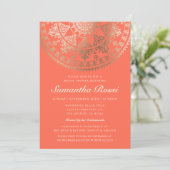 Aangepaste kleurenbridale douche-uitnodigingen Gol Kaart (Staand voorkant)