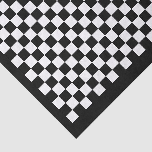 Aangepaste kleurencontrolerende partij zwart/wit tissuepapier (Detail)