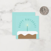 Aangepaste kleurencute geïllustreerde Kaart van de Notitiekaartje (Voorkant / Achterkant in situ)