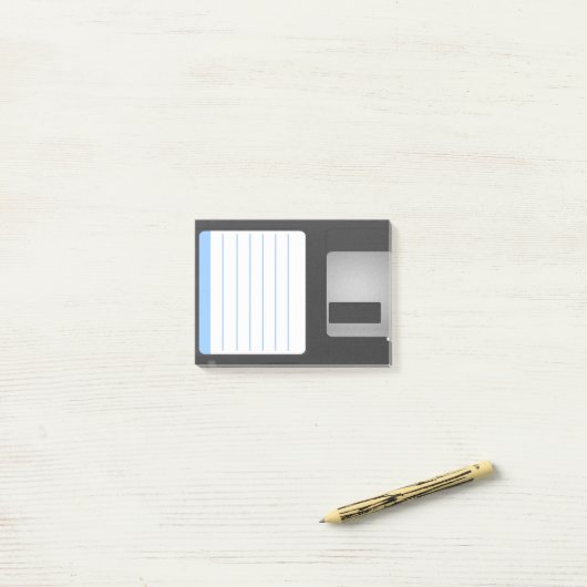 Aangepaste kleurendiskettestations post-it® notes (Op bureau)