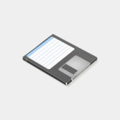 Aangepaste kleurendiskettestations post-it® notes (Schuin)