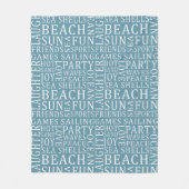 Aangepaste kleurendoorsnede voor elk vakhuis fleece deken (Voorkant)