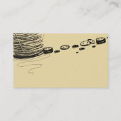 Aangepaste kleurenduizerspool van naaigarens visitekaartje (Achterkant)