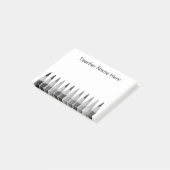 Aangepaste kleurenencils voor leraren post-it® notes (Schuin)