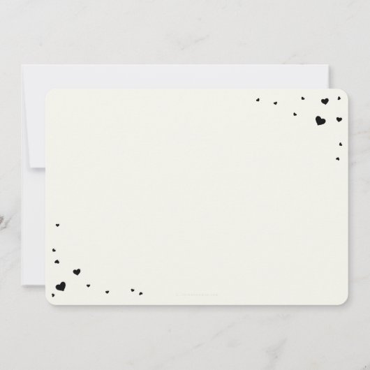 Aangepaste kleurenfoto Happy Valentijnsdag foto Feestdagenkaart (Achterkant)