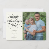 Aangepaste kleurenfoto Happy Valentijnsdag foto Feestdagenkaart (Voorkant)