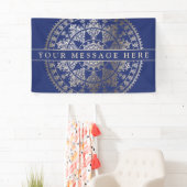 Aangepaste kleurengebeurtenisbanner Gold Foil Mand Spandoek (Insitu)